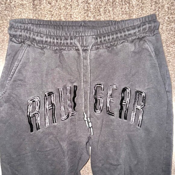 Rawgear BMFIT Men's Front Embroidery Jogger Sweatpants Black Size Large - Picture 3 of 9
